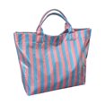 thumbnail image 1 of Striped Beach Tote Bag, Large Capacity Waterproof Striped Shoulder Handbag, Lightweight Reusable Grocery Shopping Bag, Casual Multicolor Stripe Carry Bag for Travel Pool Picnic Daily Outdoor Use, 1 of 7
