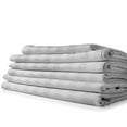 thumbnail image 1 of Striped Bed Sheets 1800 Count Cotton Bamboo Feel Dobby Stripe - Assorted colors and sizes, 1 of 9