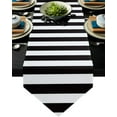 thumbnail image 1 of Striped Blue And White Table Runner Country Wedding Decoration Tablecloth Table Flag Placemat Dust Cover Table Mat For Home, 1 of 5