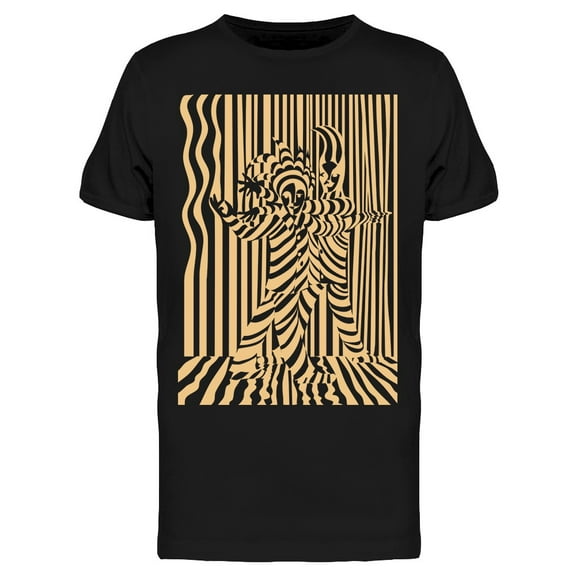 Striped Clown T-Shirt Men -Image by Shutterstock, Male Small