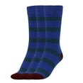 thumbnail image 1 of Striped Cotton Crew Casual Socks 3 Pairs Size 9-11 - S4, 1 of 4