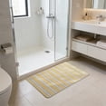 thumbnail image 1 of Striped Diatomaceous Earth Bath Mat Absorbent Quick Dry Non Slip Bathroom Floor Rug 32x20 Inch 1 Count, 1 of 6
