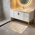 thumbnail image 1 of Striped Diatomaceous Earth Bath Mat Absorbent Quick Dry Non Slip Bathroom Floor Rug 32x20 Inch 1 Count, 1 of 6
