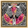 Striped Double Beauty Canvas Maximalist Fashion Art Prints by Art