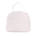 thumbnail image 1 of Striped Fabric Large Capacity Lunch Bag Handheld Tote for Office Commute Daily Use, 1 of 6