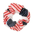 thumbnail image 1 of Striped Fabric Large Intestine Hairband Festive Party Hair Clip Barrettes for Women and Girls, 1 of 4