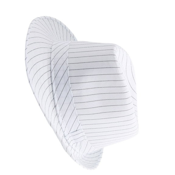 Striped Fedora Top Hat Short Brimmed Dress Up Top Hat Surprise Gift for Boyfriend Father Uncle Casual Hat
