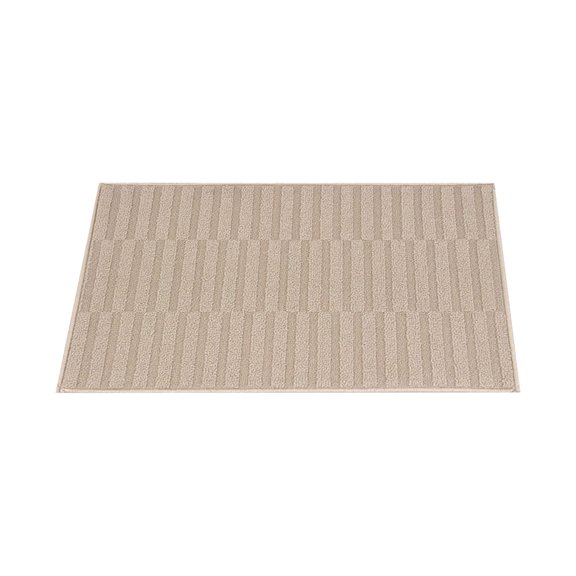 Striped Front Door Mat Non Absorbent Entryway Rug for Indoor Entrance, High-Density Dirt Trapping, Non-Slip Rubber-Free Backing, Easy to Clean, for Home Entryway Kitchen Balcony