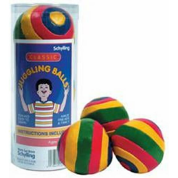 Striped Juggling Balls