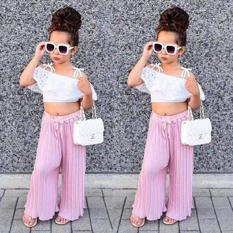 Crop top dress for kids hot sale
