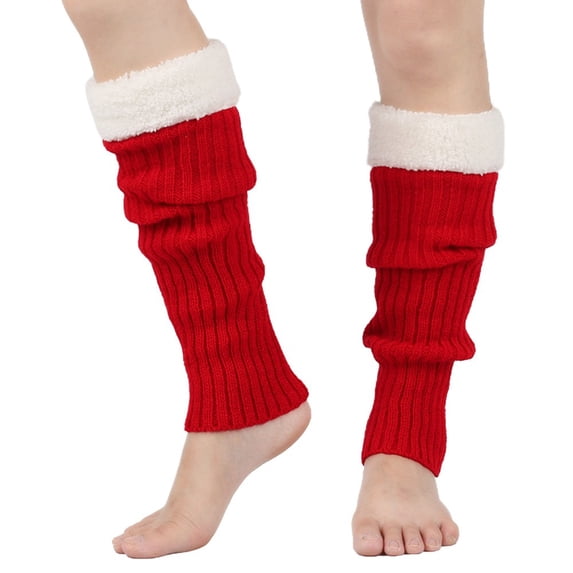 Striped Leg Warmers Striped Leg Warmer Ruffle Leg Sleeves for Party Knitted Slouchy Boot Socks Leg Warmers Socks Christmas Gifts for Adults Male