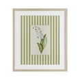 thumbnail image 1 of Striped Lily Of The Valley Birch Framed Print Under Glass, design by Lisa Wehmeyer, 1 of 10