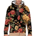 thumbnail image 1 of Striped Long Sleeve Sweater Men Fall Sweatshirts for Men Embroidered Mens Quarter Zip Pullover Lightweight Zip Hoodies for Men Plus Fall Sweaters for Men 2024, 1 of 5