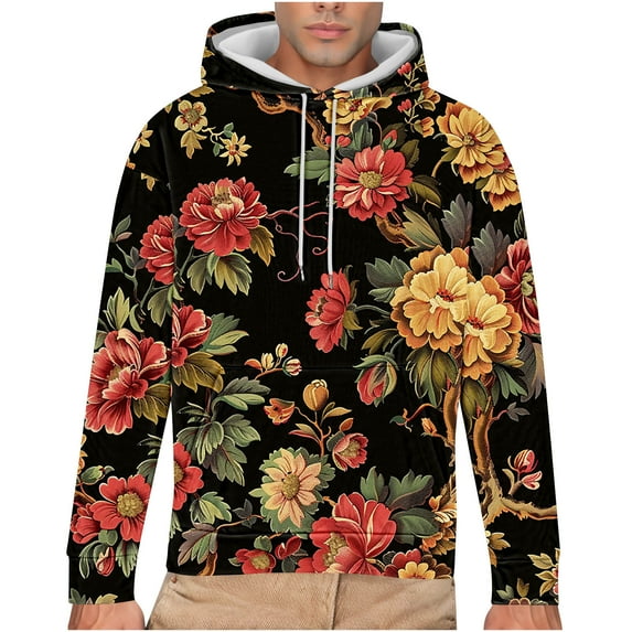 Striped Long Sleeve Sweater Men Fall Sweatshirts for Men Embroidered Mens Quarter Zip Pullover Lightweight Zip Hoodies for Men Plus Fall Sweaters for Men 2024