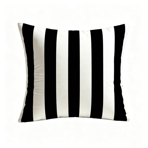 Striped Modern Throw Pillow, Soft Plush Cushion, Comfort Rest Pad for Sofa Couch, Bedroom Living Room Home Decor