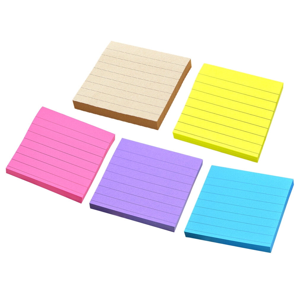 Zonh Memo Notes for School Post Memos Striped Paper Self-stick Pads ...