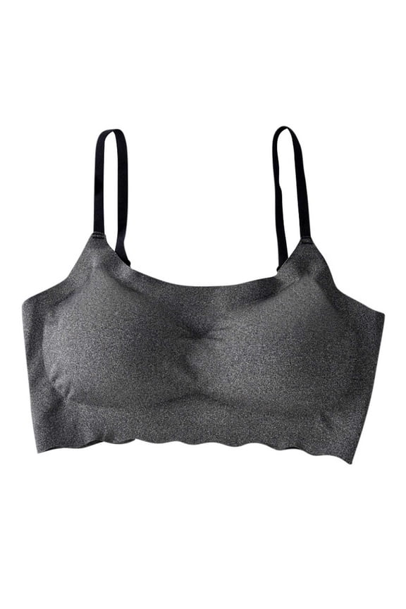 Striped One Piece Seamless Bra for Womens Support Push-Up Bra Full Coverage Shelf Bras Open Fly Tagless Ultra Comfort Soft Underwear Non-Slip Anti-Sagging Seamless Bra