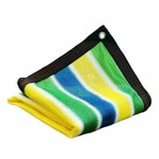 Striped Outdoor Shade Cloth Breathable Striped Sun Shade Decorative Sunshade Canopy UV-Resistant Sun Block Fabric Shade Cloth for Patios, Gardens