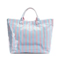 thumbnail image 1 of Striped Tote Bag for Women Large Work Totes Plaid Pool Handbag Letter Print Trendy Slouchy Beach Bag, 1 of 8