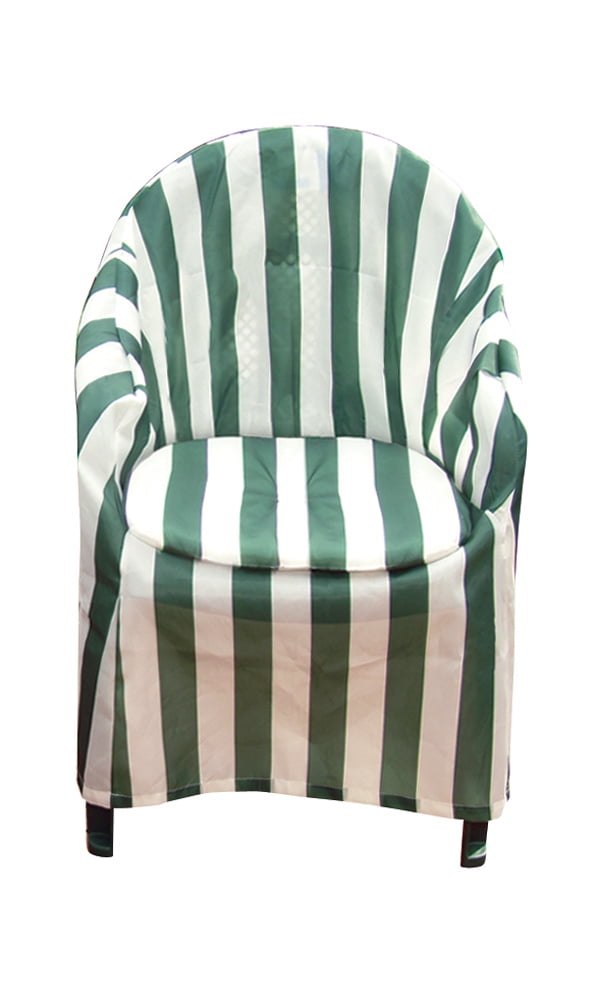 Striped Patio Chair Cover with Cushion