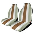 thumbnail image 1 of Striped Pattern Fabric Car Seat Covers,Universal Auto Front Seats Protector Fits for Car,SUV Sedan,Truck, 1 of 6