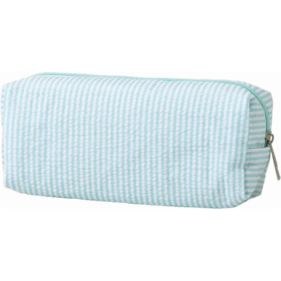 Striped Pencil Case Polyester, Large Capacity Pencil Case Striped