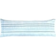 thumbnail image 1 of Striped Pint Pillowcase - 1500 Series Hotel Quality Microfiber, Soft and Smooth Hidden Zipper Closure - Body Pillowcase, Traci Aqua, 1 of 3