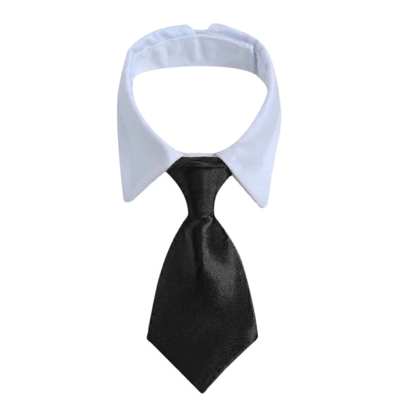 Striped Polyester Pet Neck Tie Bow Scarf, Adjustable Dog Collar Bib Fake Neckline Decorative Bow Tie, Soft Breathable Pet Costume Accessory, Suitable for Small Dogs Cats Wedding Party Holiday