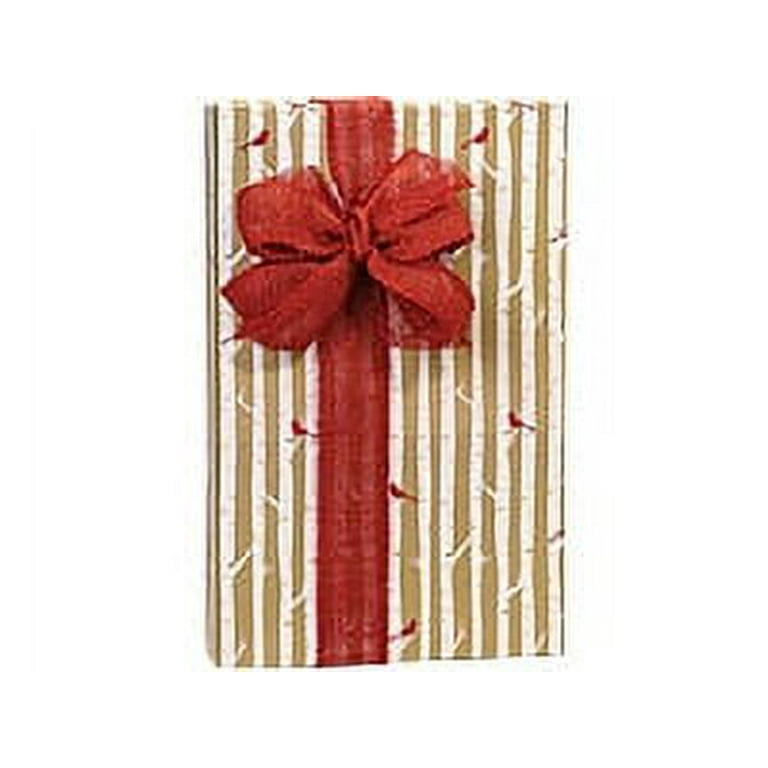 JAM Silver Gift Foil Christmas Wrapping Paper, 25 sq ft, Celebration, Sold  Individually