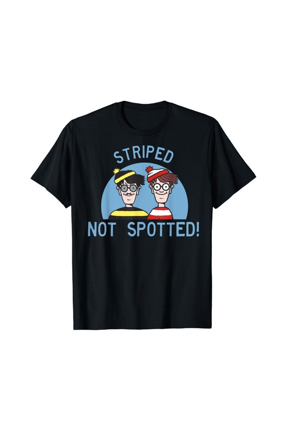 Striped Search Portrait Inspired Graphic T-Shirt