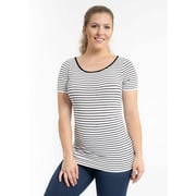Striped Short Sleeve Top