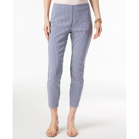 Striped Skinny Ankle Pants Bayside Street 4