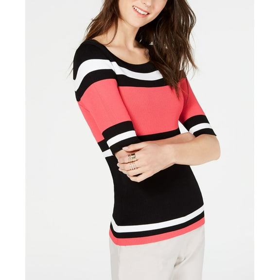 Striped Sweater Orange 2XL