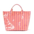 thumbnail image 1 of Striped Tote Bag, Lightweight Commuting Handbag, Large Capacity Portable Shopper for Women, Everyday Use, 1 of 3