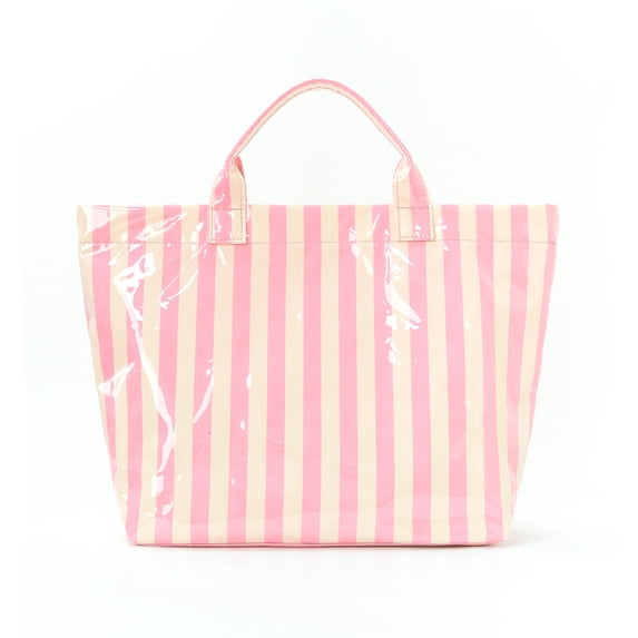 Striped Tote Bag, Lightweight Commuting Handbag, Large Capacity Portable Shopper for Women, Everyday Use