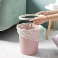 thumbnail image 1 of Striped Trash Can 3 Gallon Open Top Waste Bin Bag Retainer Easy Clean Compact Versatile Kitchen Bathroom Bedroom Office, 1 of 6