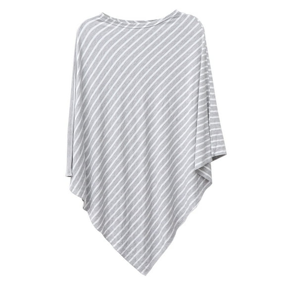 Striped Triangle Nursing Cover Outdoor Breastfeeding Scarf Stroller Cover