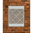 thumbnail image 1 of Striped Triangles Stencil, 1 of 2