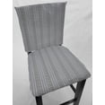 thumbnail image 1 of Striped Vines Dining Room Chair Back Covers or Seat Covers by Penny's Needful Things (Both Chair Back & Seat Cover) (18 W x 20 H CHAIR BACK) (Blue), 1 of 3