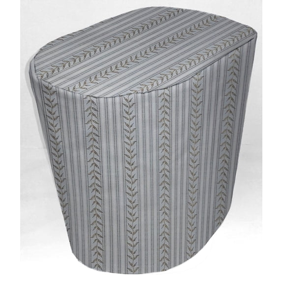 Striped Vines Food Processor Cover by Penny's Needful Things (Small, Blue)