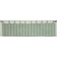 thumbnail image 1 of Striped Vines Tab Top Valances by Penny's Needful Things (Unlined) (12 Inch Two Valance Panels) (Green), 1 of 1