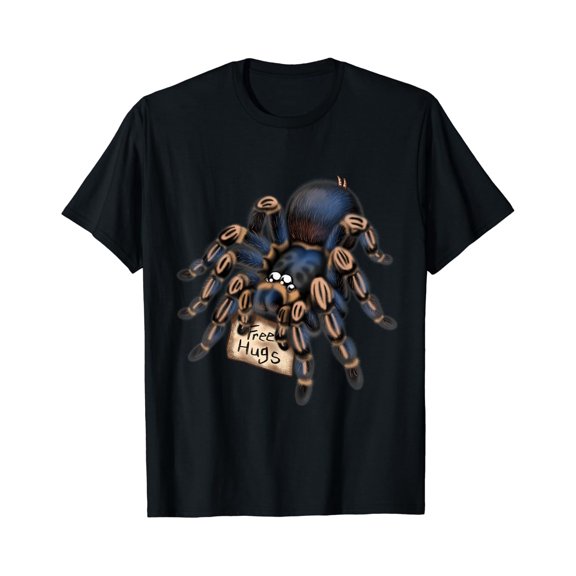 Striped Zebra Knee Tarantula Spider T-Shirt