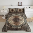 thumbnail image 1 of Stripes Comforter Set Kids Teens Gray Black Red Swirls Room r Abstract Stripes Circle Bedding Set Soft Lightweight Modern Simple Style Duvet Youth Young Man Quilt 1 Comforter + 2 Pillowcase, 1 of 6