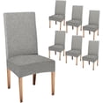 thumbnail image 1 of Stripes Covers for Dining Chairs 6 Pack Abstract Irregular Dotted Textured Striped Background Pattern Stretch Spandex Kitchen Chair Slipcovers Removable Washable Geometric Parsons Chair Cover, 1 of 5