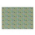 thumbnail image 1 of Stripes Cutting Board, Playroom Design Illustration of Dashed Line Cats and Gentlemen Dachshund Dogs, Decorative Tempered Glass Cutting and Serving Board, Small Size, Multicolor, by Ambesonne, 1 of 1