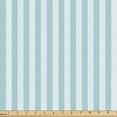 thumbnail image 1 of Ambesonne Stripes Fabric by the Yard Upholstery, Vertical Line Pattern, 3 Yards, Pale Blue Pale Sea Green, 1 of 4
