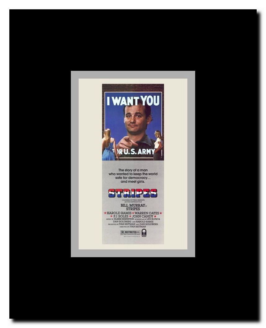 Stripes Framed Movie Poster