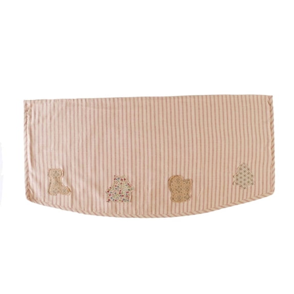Seasonal Decor Cookie Cutter Red Shelf Runner