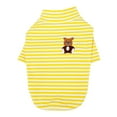 thumbnail image 1 of Stripes Pattern Pet Pullover Skin-Friendly T-shirt for Autumn – Dress-Up & Comfort, 1 of 8