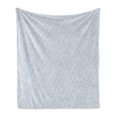 thumbnail image 1 of Stripes Soft Flannel Fleece Blanket, Monochrome Diagonal Lines Geometric Composition Modern Minimalist Design, Cozy Plush for Indoor and Outdoor Use, 50" x 70", Bluegrey and Coconut, by Ambesonne, 1 of 5